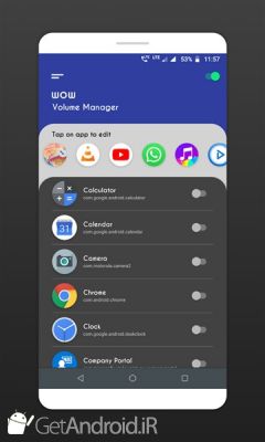 دانلود WOW Volume Manager - App volume control اندروید