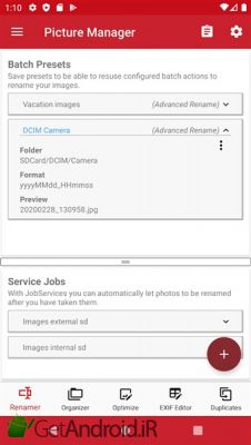 دانلود Picture Manager Rename and Organize with EXIF اندروید