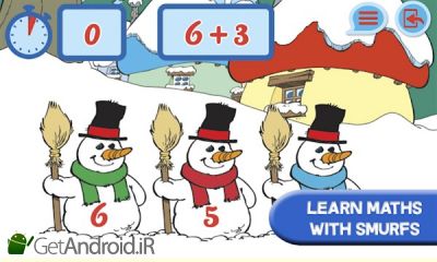 دانلود بازی Smurfs and the four seasons اندروید