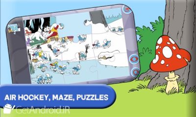 دانلود بازی Smurfs and the four seasons اندروید