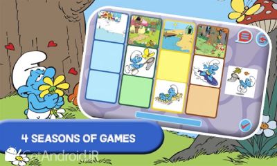 دانلود بازی Smurfs and the four seasons اندروید