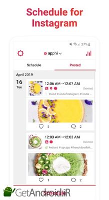 دانلود Apphi Schedule Posts for Instagram, FB, Twitter اندروید