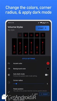 دانلود Volume Styles - Customize your Volume Panel اندروید