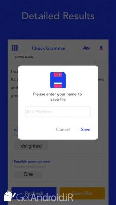 دانلود برنامه Grammar Checker Check Spell Sentence Correction اندروید