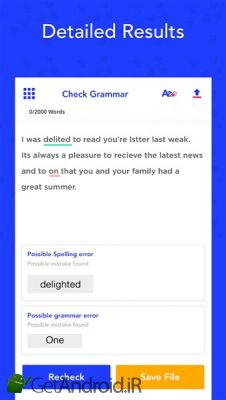 دانلود برنامه Grammar Checker Check Spell Sentence Correction اندروید