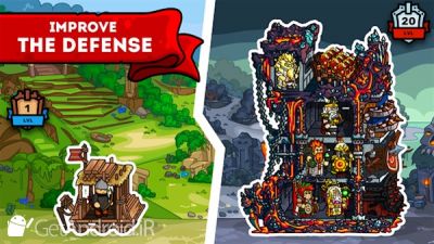 دانلود Towerlands - strategy of tower defense اندروید