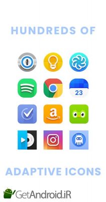 دانلود KAAIP - Adaptive & Material Design Icon Pack اندروید