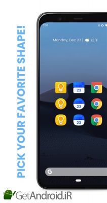 دانلود KAAIP - Adaptive & Material Design Icon Pack اندروید