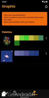 دانلود Graphix - color palette of pictures & wallpapers اندروید