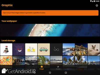دانلود Graphix - color palette of pictures & wallpapers اندروید