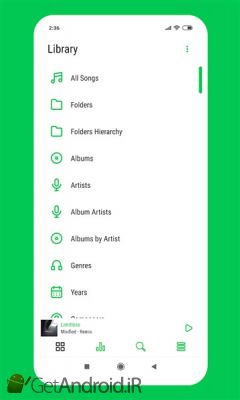 دانلود Aurora - Material Poweramp v3 Skin اندروید