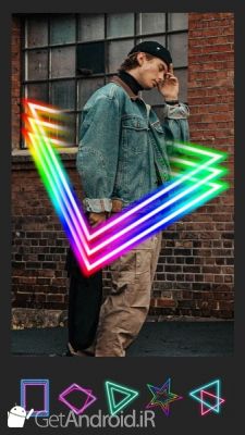دانلود Neon Photo Editor - Photo Effects, Collage Maker اندروید
