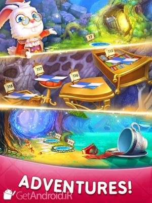 دانلود WonderMatch™－Match-3 Puzzle Alice's Adventure 2020 اندروید