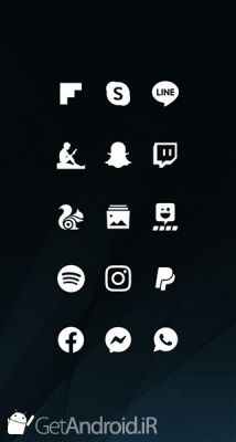 دانلود Whicons - White Icon Pack اندروید