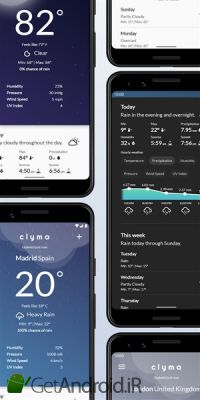 دانلود Clyma Weather Simple, Multi-source and Accurate اندروید