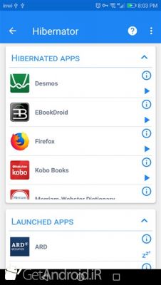 دانلود Hibernator -  Close apps & Save battery اندروید