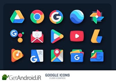 دانلود Flora  Material Icon Pack اندروید