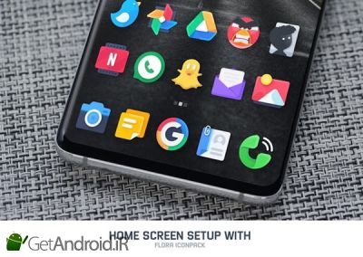 دانلود Flora  Material Icon Pack اندروید