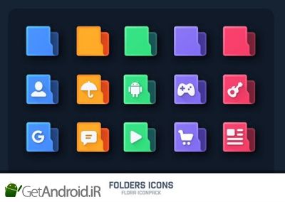 دانلود Flora  Material Icon Pack اندروید