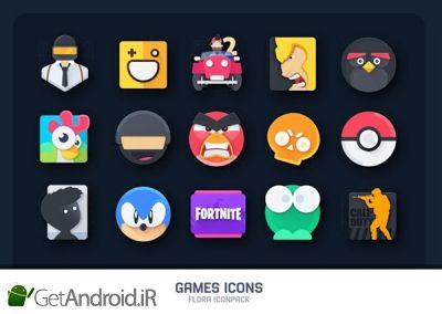دانلود Flora  Material Icon Pack اندروید