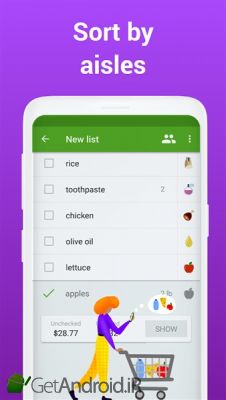دانلود Grocery Shopping List - Listonic اندروید