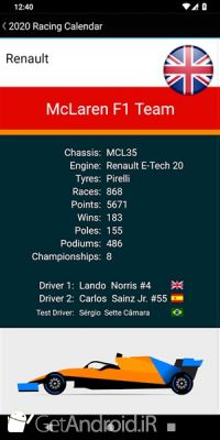 دانلود Racing Calendar 2020 (No Ads) اندروید