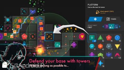 دانلود Infinitode 2 - Infinite Tower Defense اندروید