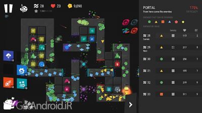 دانلود Infinitode 2 - Infinite Tower Defense اندروید