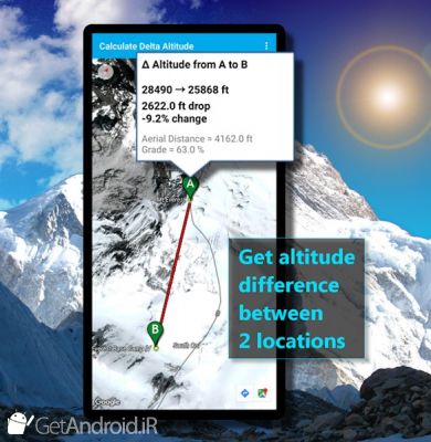 دانلود Altimeter & Altitude Widget اندروید
