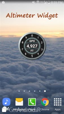 دانلود Altimeter & Altitude Widget اندروید