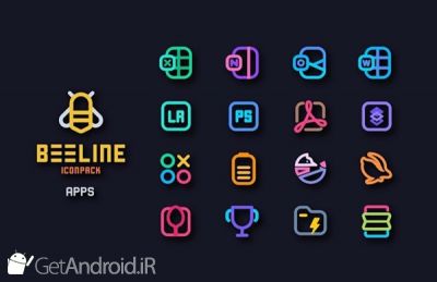 دانلود BeeLine Icon Pack اندروید