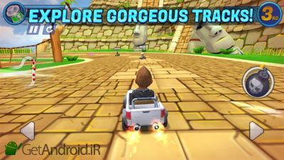 دانلود Boom Karts - Multiplayer Kart Racing اندروید