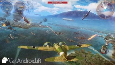 دانلود Sky Gamblers Storm Raiders 2 اندروید