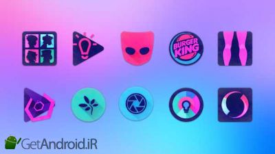 دانلود ﻿Unicorn Dark - Icon Pack اندروید