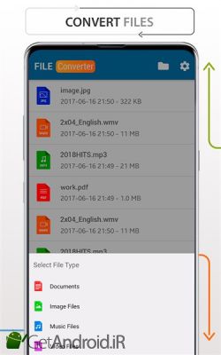 دانلود All Files Converter - PDF, DOC, JPG, GIF, MP3, AVI اندروید