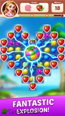 دانلود Fruit Genies - Match 3 Puzzle Games Offline اندروید