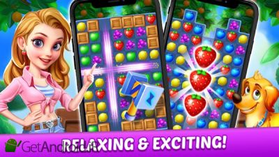دانلود Fruit Genies - Match 3 Puzzle Games Offline اندروید