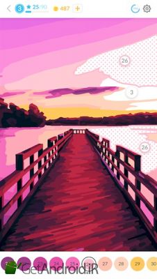 دانلود April Coloring - Oil Paint by Number for adults اندروید