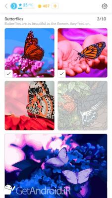 دانلود April Coloring - Oil Paint by Number for adults اندروید