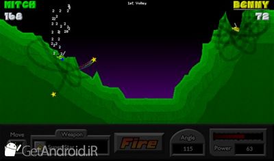 دانلود Pocket Tanks اندروید