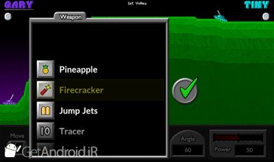 دانلود Pocket Tanks اندروید