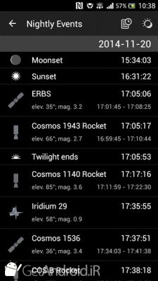 دانلود برنامه Heavens-Above Pro اندروید
