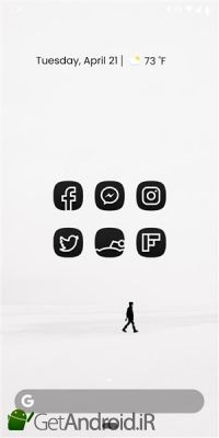 دانلود برنامه MNML DARK - Adaptive Icon Pack اندروید
