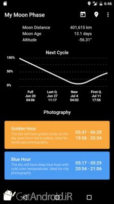 دانلود برنامه My Moon Phase Pro اندروید