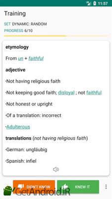 دانلود English dictionary - offline اندروید