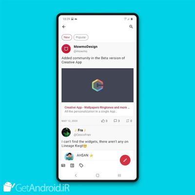 دانلود Creative App - Wallpapers Ringtones and more اندروید