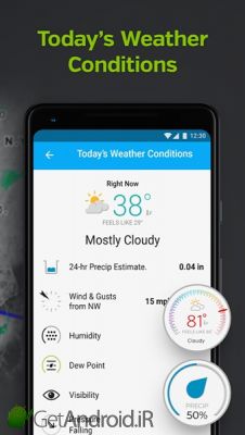 دانلود Weather Underground - Hyperlocal Weather Maps اندروید