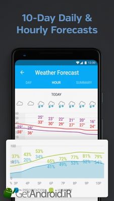 دانلود Weather Underground - Hyperlocal Weather Maps اندروید