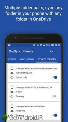 دانلود Autosync for OneDrive - OneSync اندروید