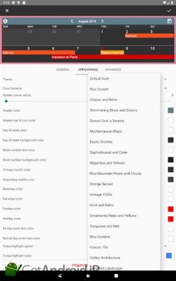 دانلود Calendar Widgets  Month Agenda calendar widget اندروید